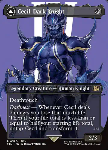 Cecil, Dark Knight - fin Spoiler