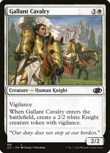 Gallant Cavalry - j22 Spoiler