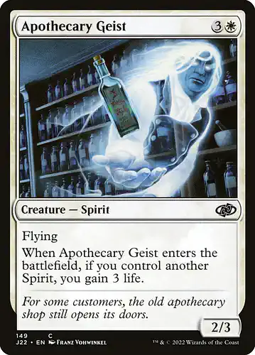 Apothecary Geist - j22 Spoiler