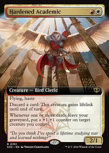 Hardened Academic - sos Spoiler