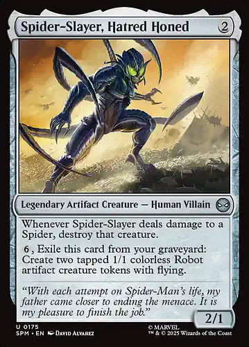 Spider-Slayer, Hatred Honed - spm Spoiler