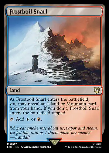 Frostboil Snarl - ltc Spoiler