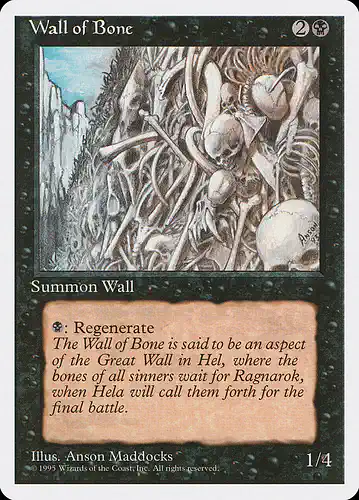 Wall of Bone - 4ed Spoiler