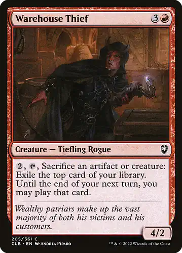 Warehouse Thief - clb Spoiler
