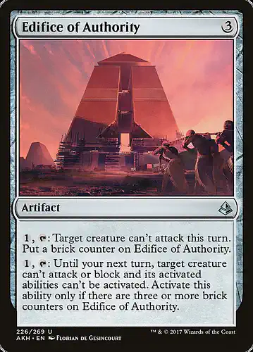 Edifice of Authority - akh Spoiler