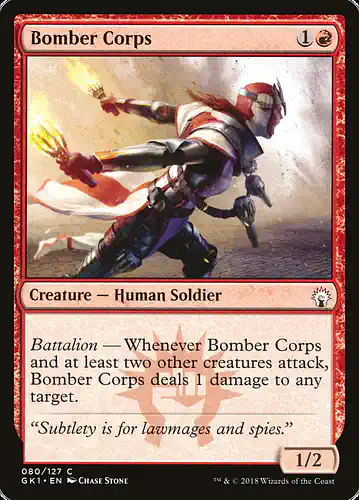 Bomber Corps - gk1 Spoiler