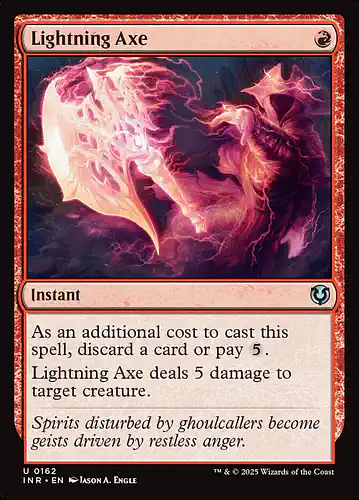 Lightning Axe - inr Spoiler
