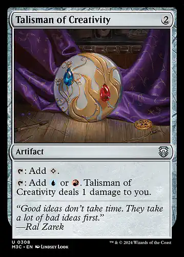 Talisman of Creativity - m3c Spoiler