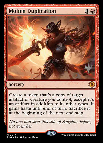Molten Duplication - big Spoiler