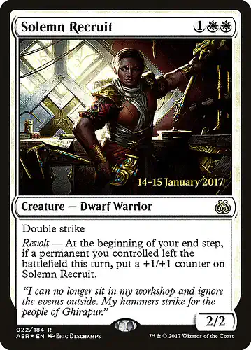 Solemn Recruit - aer Spoiler