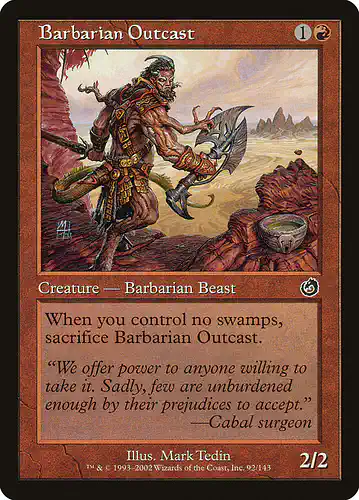 Barbarian Outcast - tor Spoiler