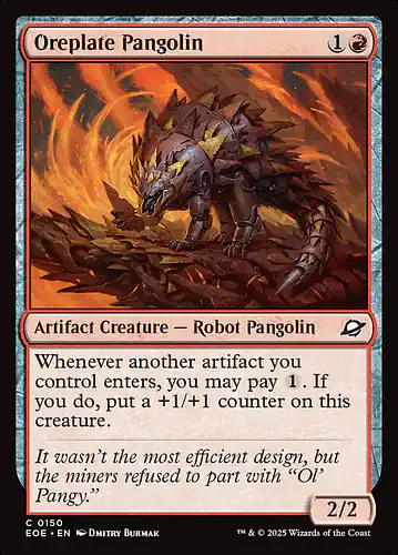 Oreplate Pangolin - eoe Spoiler