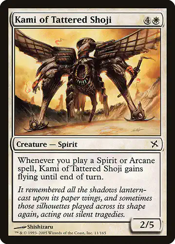 Kami of Tattered Shoji - bok Spoiler