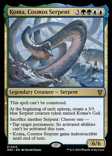 Koma, Cosmos Serpent - mkc Spoiler