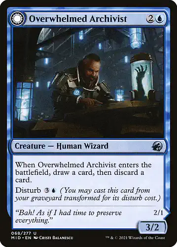 Overwhelmed Archivist - mid Spoiler