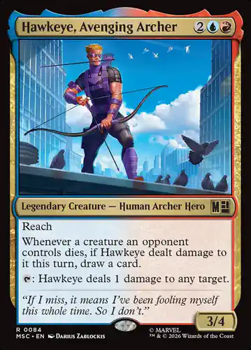 Hawkeye, Avenging Archer - msc Spoiler