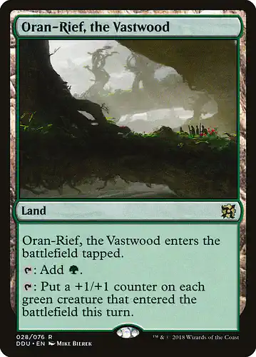 Oran-Rief, the Vastwood - ddu Spoiler