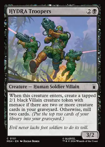 HYDRA Troopers - msh Spoiler
