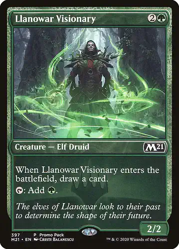 Llanowar Visionary - m21 Spoiler
