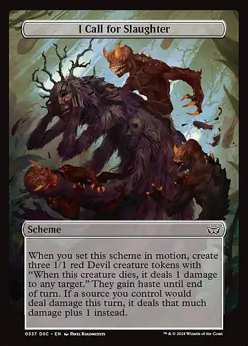 I Call for Slaughter - dsc Spoiler