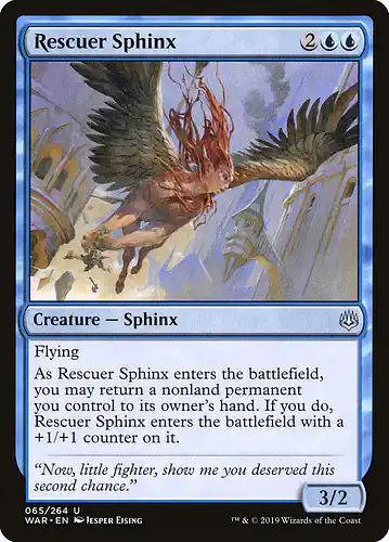 Rescuer Sphinx - war Spoiler