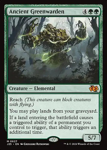 Ancient Greenwarden - j25 Spoiler