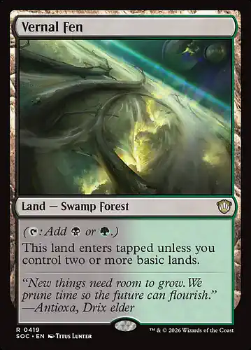 Vernal Fen - soc Spoiler