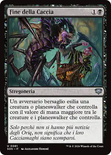 End of the Hunt - sos Spoiler