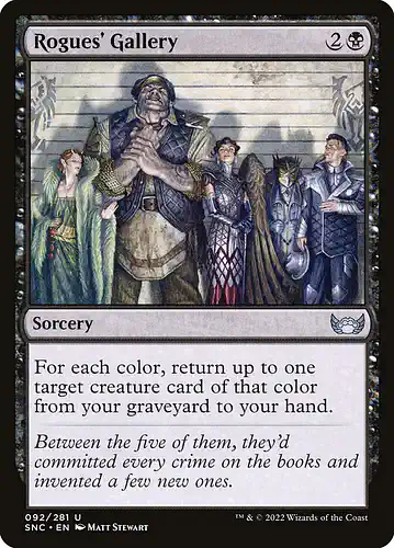 Rogues' Gallery - snc Spoiler