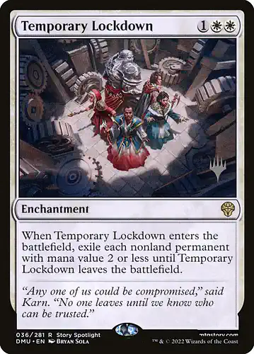 Temporary Lockdown - dmu Spoiler