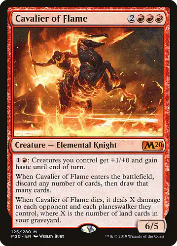 Cavalier of Flame - m20 Spoiler