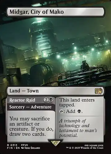 Midgar, City of Mako - fin Spoiler