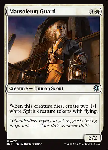 Mausoleum Guard - inr Spoiler