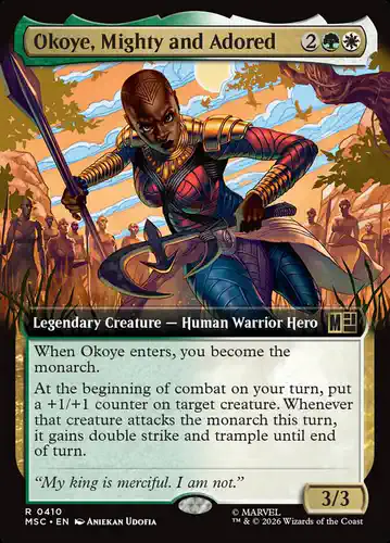 Okoye, Mighty and Adored - msc Spoiler