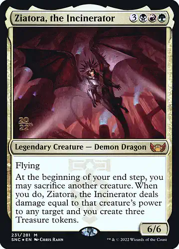 Ziatora, the Incinerator - snc Spoiler