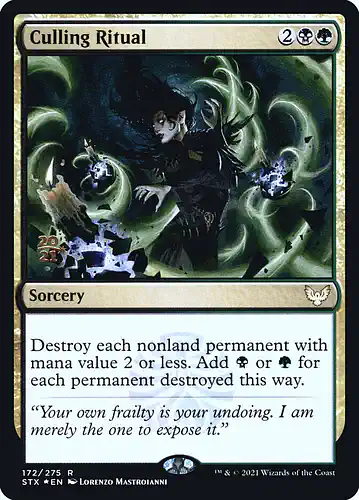 Culling Ritual - stx Spoiler
