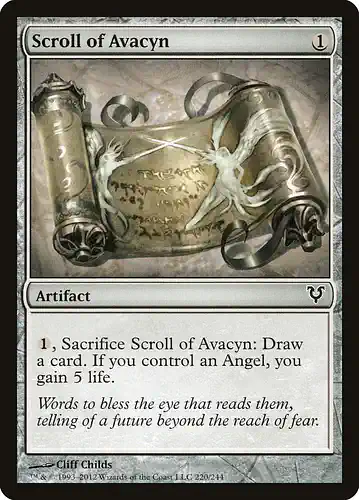 Scroll of Avacyn - avr Spoiler