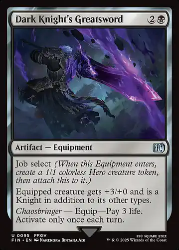 Dark Knight's Greatsword - fin Spoiler
