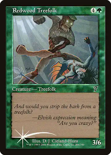 Redwood Treefolk - 7ed Spoiler