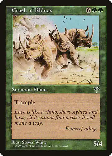 Crash of Rhinos - mir Spoiler