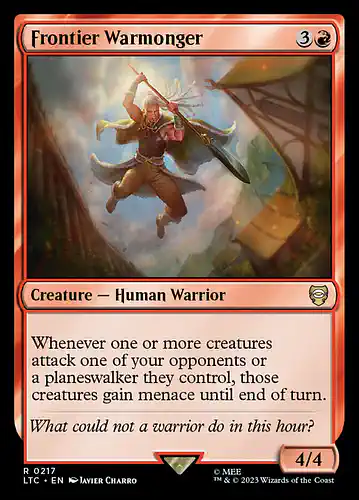 Frontier Warmonger - ltc Spoiler