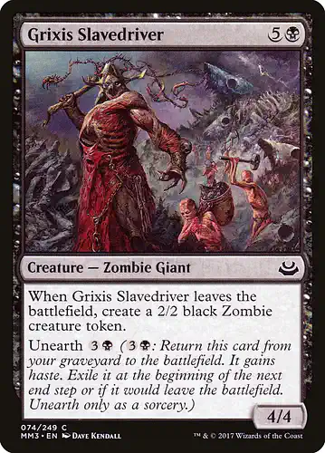 Grixis Slavedriver - mm3 Spoiler