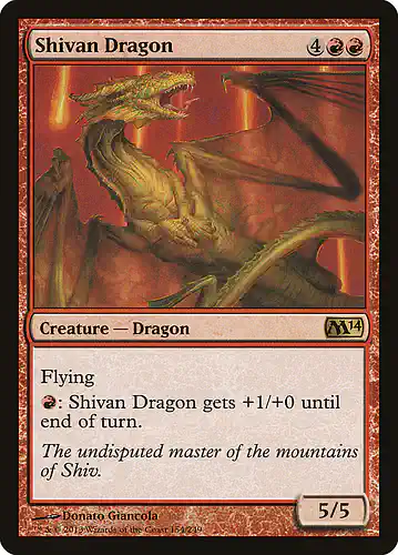 Shivan Dragon - m14 Spoiler