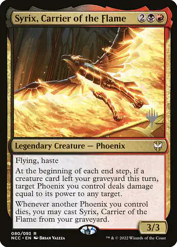 Syrix, Carrier of the Flame - ncc Spoiler