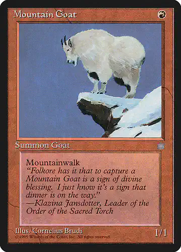 Mountain Goat - ice Spoiler