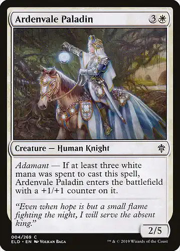 Ardenvale Paladin - eld Spoiler
