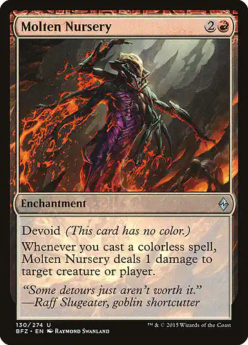 Molten Nursery - bfz Spoiler