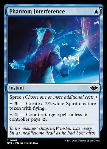 Phantom Interference - otj Spoiler