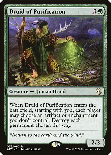 Druid of Purification - afc Spoiler