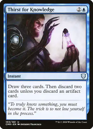 Thirst for Knowledge - cmr Spoiler